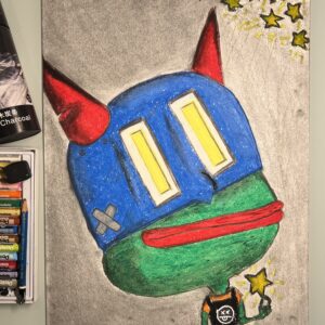 Pepe Explorer #4929] Oil Pastel